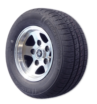 195/55-R10C Alu Komplettrad 18x8.0-10 - 6.00x10 6x10 6jx10 LK5x112 LM Rad 10 Zoll Kenda -  Pkw Anhänger